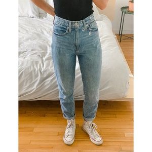 Madewell Mom Jean - Melva Wash / 25